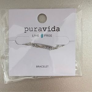 Pura vida silver bracelet